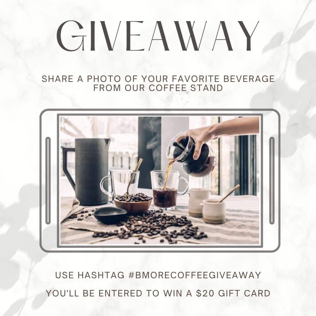 giveaway post example for social media marketing